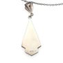 Vintage 925 Sterling Silver, Marcasite & MOP necklace Image 4