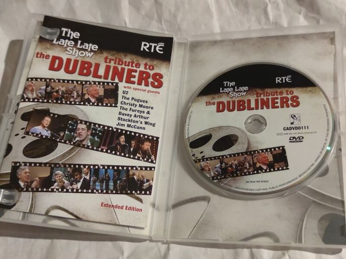 Late Late Show Tribute To The Dubliners Dvd