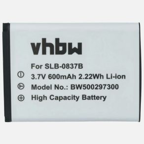 SLB-0837B Samsung Replacement Battery - Li-Ion for Digimax Cameras