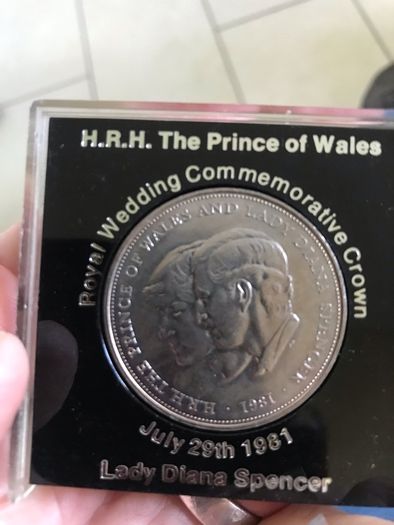 1981 Prince of Wales/ Lady Diana Spencer Coin
