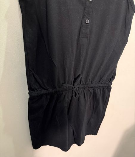 PENNEYS Primark Black Button Down Playsuit Size 6!