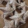 Christmas lights - gold glitter stars Image 3