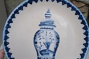 Vintage blue and white Plate Chinese