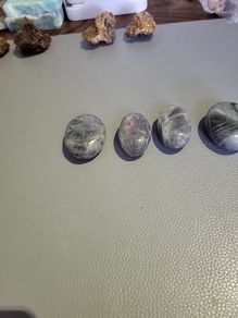Labradorite palm stones