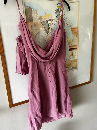 Reformation dress Doris in sugar plum