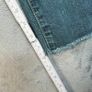Levis 501 Original Button Fly Jeans W34 L26 - Distressed Ripped Cropped Blue Image 6