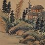 Chinese ink and wash painting on Silk - Signed Image 7