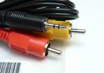 HP Photosmart R & M Series AV Cable 2.5mm plug to RCA video