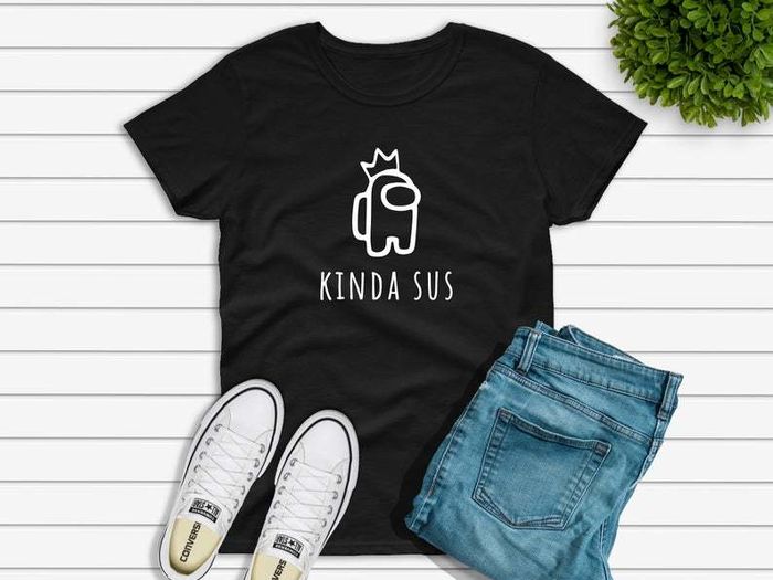 Among Us Shirt, Kinda Sus Shirt, Imposter Shirt, Gamer Shirt, Gaming Shirt, Among Us Tee, Video Game Lover Shirt, Christmas Gift Shirt