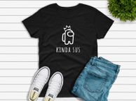 main image for ad Among Us Shirt, Kinda Sus Shirt, Imposter Shirt, Gamer Shirt, Gaming Shirt, Among Us Tee, Video Game Lover Shirt, Christmas Gift Shirt