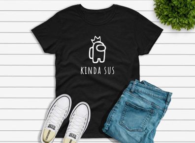 Among Us Shirt, Kinda Sus Shirt, Imposter Shirt, Gamer Shirt, Gaming Shirt, Among Us Tee, Video Game Lover Shirt, Christmas Gift Shirt
