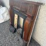 Fireplace Surround with Cast Iron Insert and Tiles Image 3