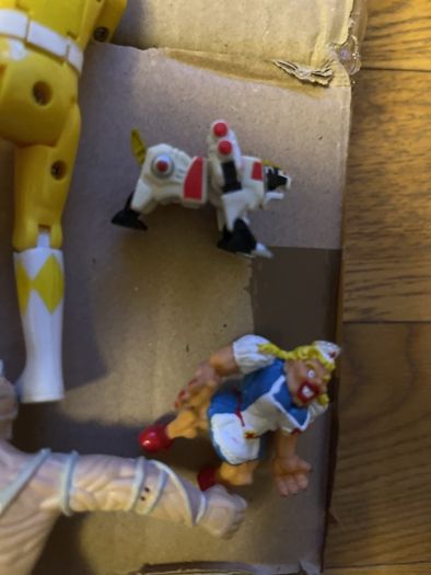 Vintage Power Rangers Action Figure Lot 1990s - 100% Complete Eye Guy, Tigerzord, Yellow Ranger, Lord Zedd + Monster