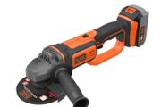 Black &amp; Decker 18V Cordless Angle Grinder + 4.0 Ah Li-ion battery + Charger