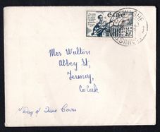 1941 Ireland 25th Anniversary of the Easter Rising (pictorial issue) Commemorative Stamp First Day Cover on plain cover with Mainistir Fhear Muighe (Fermoy, Cork) Cancel