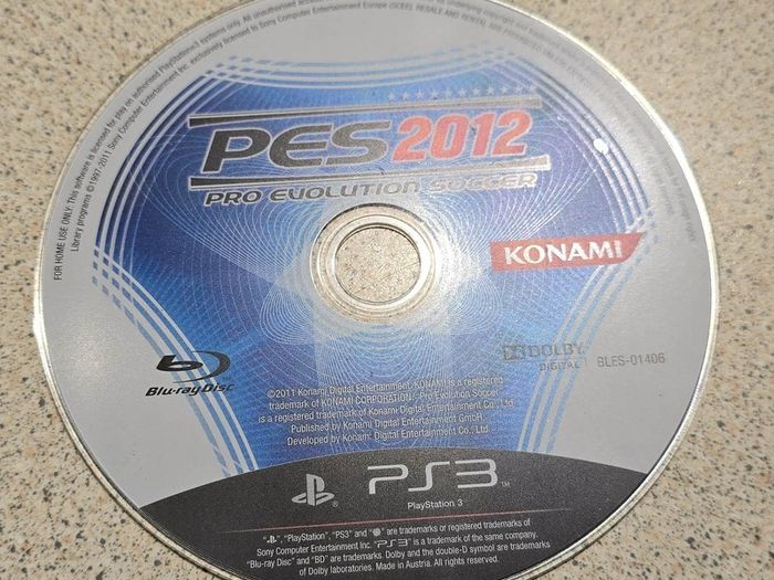 Ps3 Pes Pro Evolution Soccer 2012 Disc Only- Ps3 Playstation 3