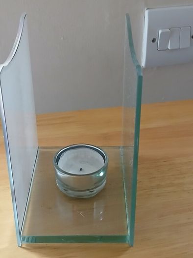 Lovely Winterly Scene Tealight Holder