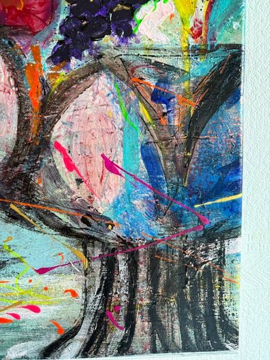 Original Painting Irish Eclectic Kitchen Art Fruit Art