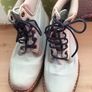 Timberland Ladies light blue denim and leather boots Us 8 Uk 6 Image 3