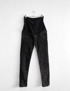 Pre Owned Red Herring Maternity Black Over-Bump Skinny Jeans