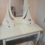 IKEA vanity dressing table and chair Image 4