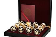 Astrology Zodiac Chinese Lunar animal year 24ct Gold Plated Proof Piedfort quality coins set
