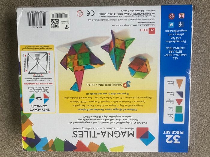 Magna tiles 32 piece set