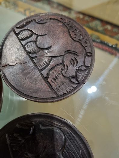 Hand  Carved Coasters