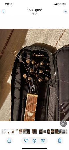 epiphone les paul standard electric guitar