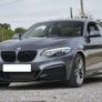 2 x Black Gloss Kidney Grills Grilles For BMW 2 Series Coupe F22 F23 2014-2018 Image 2