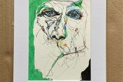 Original Art original Figurative painting contemporary Portrait Irish Art abstract painting