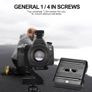Multi-angle Folding Z Type Stand Holder Tripod Flex Tilt Head Pan Image 3