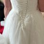Lace Vintage Tea Length Wedding Dress. Size 18 Image 4