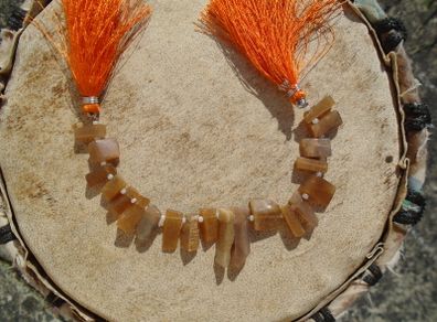 Sunstone beads,Gemstone beads.Jewellery making supplies.