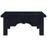 Coffee Table Light Black Coffee 68x68x30 cm Solid Mahogany Wood Image 2