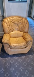 leather armchair