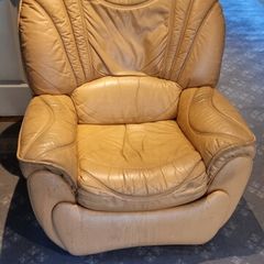 leather armchair