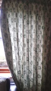 Long, heavy, thick curtains