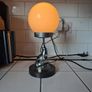 Heavy Rare Original 1930s Art Deco mirror chrome Dolphin globe Table lamp Image 4