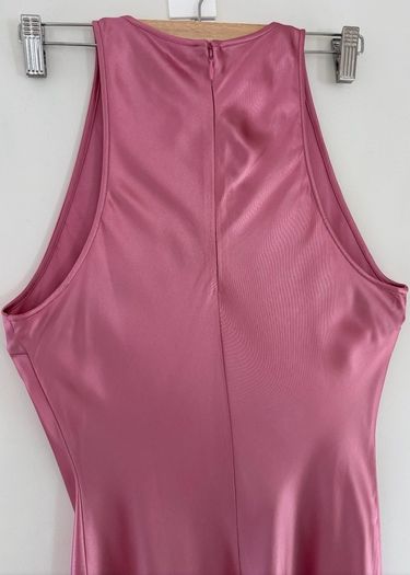 &Other Stories Slim Satin midi dress