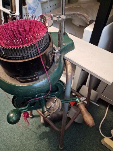 Antique Circular  Sock Knitting Machine
