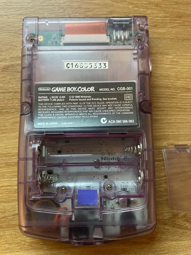 Nintendo Gameboy Color CGB-001 with FlashCard 4gb micro Sd all games