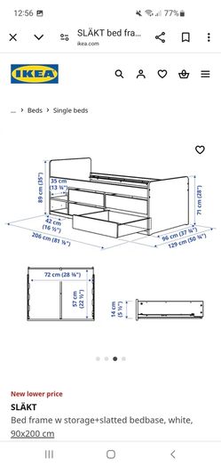 ikea storage bed