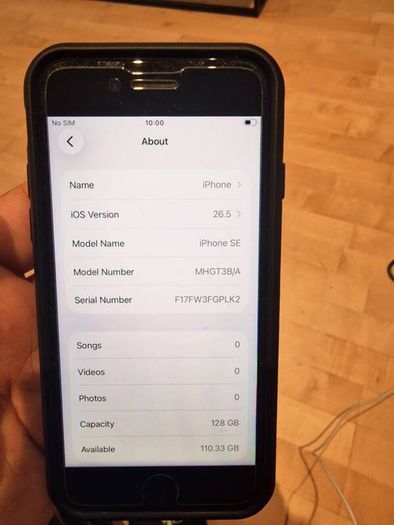 iphone se 2nd generation ios 26.5