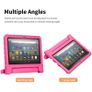 For Amazon Fire HD 8 2024 12th Gen Kids Case Shockproof Cover With Stand - Pink Image 6