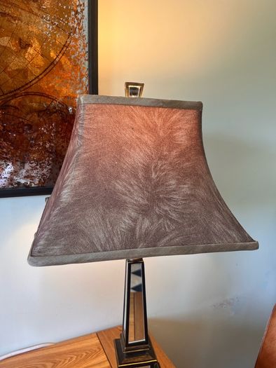 Mirrored Table Lamp