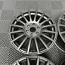 18" Multi Spoke Alloy wheels Ford Transit Custom Van Vw Transporter T7 74.5 6x120 Gunmetal Image 6