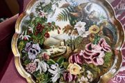 Antique Derby Decorative Plate (tray)