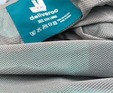 Deliveroo large bag and jacket