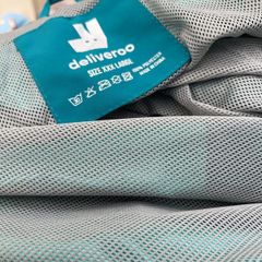 Deliveroo large bag and jacket